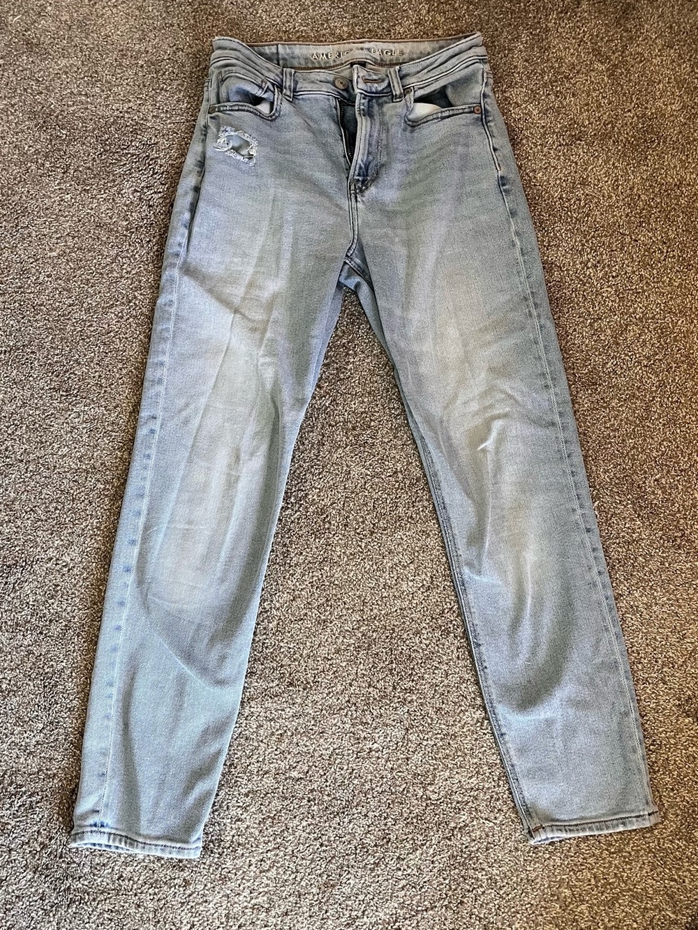 Women AE Light Blue Stretch Jeans